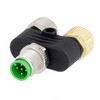 Picture for category M12-M12 & M12-M8 T Couplers