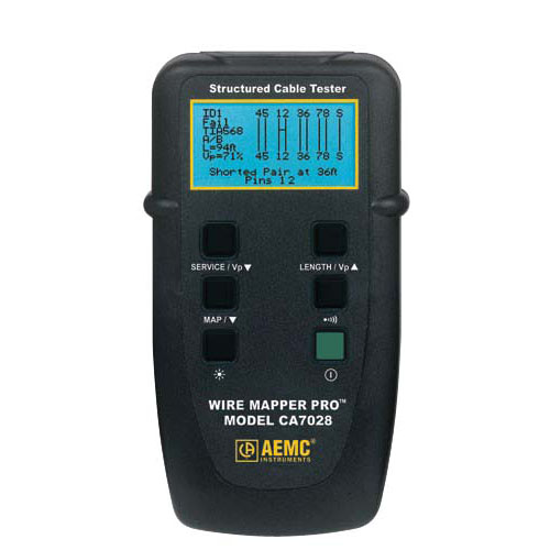 Picture of AEMC CA7028 Wire Mapper Pro LAN Cable Tester