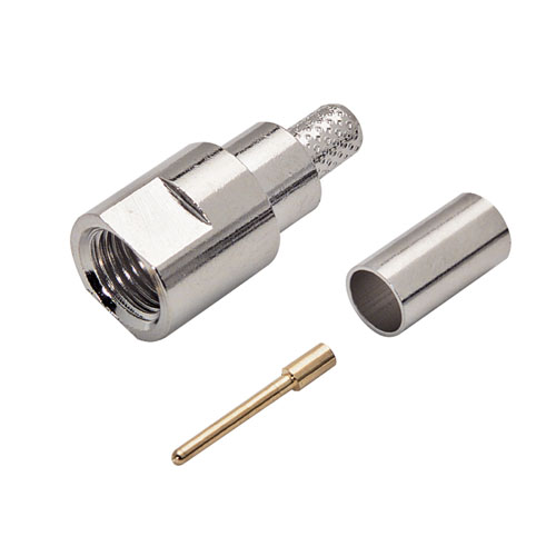 Picture of FME Plug Crimp - RG58, LMR®195 Cable