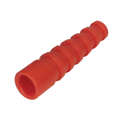 Picture of Coaxial Plastic Bend Protector for RG58, Pkg/10 Red