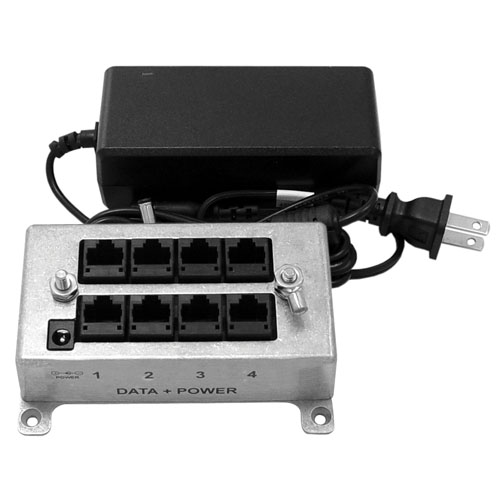 Picture of BT-CAT5-P4J Midspan/Injector Kit with 48VDC @ 48 Watt Power Supply