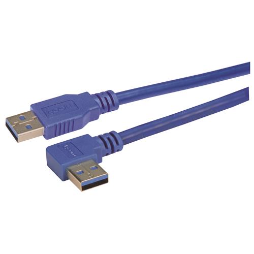 Picture of USB 3.0 Left Angle Exit cable 3M