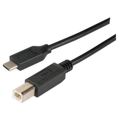 Picture of USB 2.0 Type C to B  Straight Connection 3 Meter