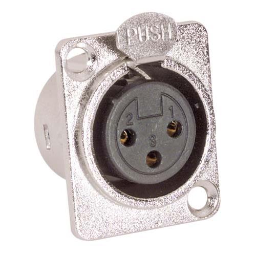 Picture of XLR 3 Pin Solder Connector, Female