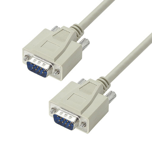 Picture of Reversible Hardware Molded D-Sub Cable, DB9 Male / Male, 5.0 ft