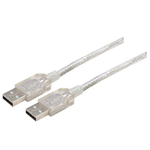 Picture of Clear Jacket Premium USB Cable Type A - A Cable, 2.0m