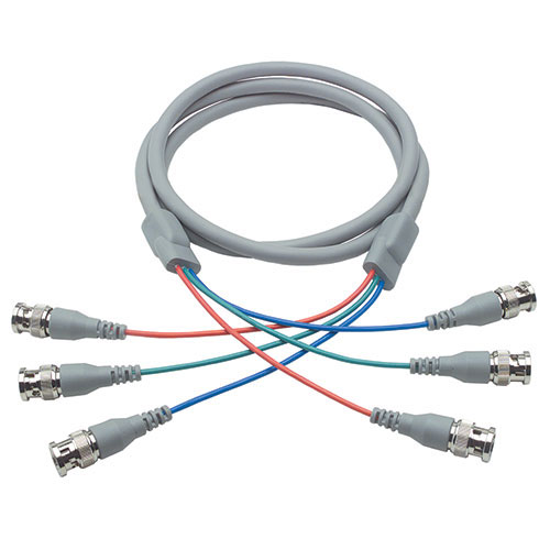 Picture of Deluxe RGB Multi-Coaxial Cable, 3 BNC Male / Male, 10.0 ft