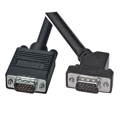 Picture of SVGA Cable, HD15 Male / 45° Male, 10.0 ft