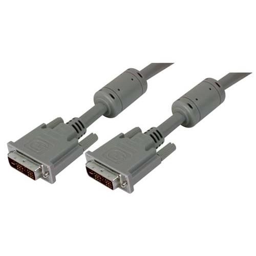 Picture of Premium DVI-I Single Link DVI Cable Male / Male  w/ Ferrites, 5.0 ft