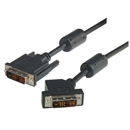 Picture of DVI-D Single Link DVI Cable Male / Male 45 Degree Left , 5.0 ft