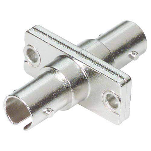 Picture of Fiber Coupler, ST / ST, Ceramic Alignment Sleeve, Flange