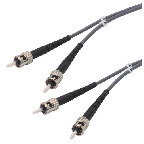 Picture of OM1 62.5/125, Multimode Fiber Cable, Dual ST / Dual ST, 100.0m