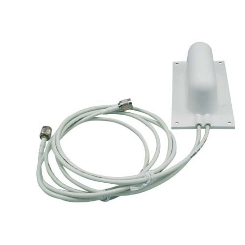 Picture of 2.4 GHz 5 dBi Dual Spatial Diversity/MIMO/802.11n Dipole Antenna 4-ft RP SMA Plug Connector