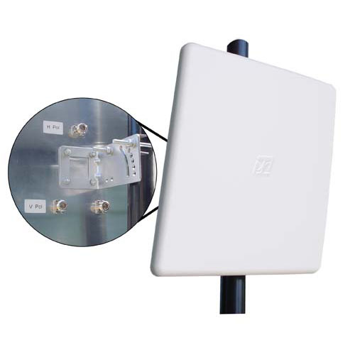 Picture of 4.9-5.8GHz Dual Polarized 17dBi Panel Antenna - N-Female Connectors