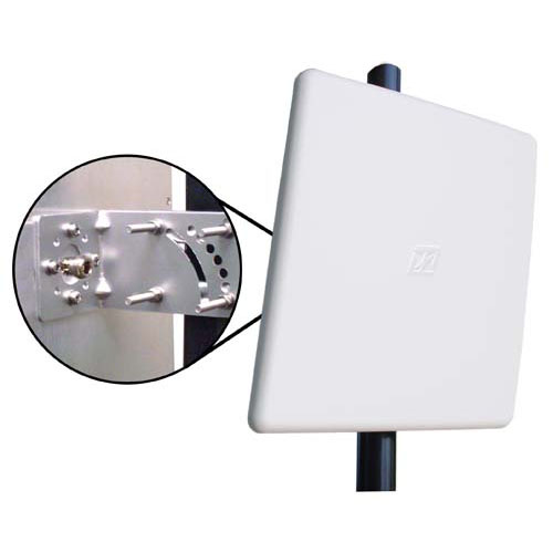 Picture of 4.9 GHz to 5.8 GHz 23 dBi Broadband Patch Antenna - N-Female Connector