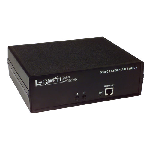 Picture of L-com Multimode SC Fiber A/B Switch w/Ethernet Control - Non-Latching
