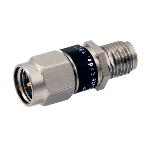Picture of 2W/5 dB RF Fixed Attenuator, SMA Male to SMA Female Stainless Steel Body Up to 3 GHz