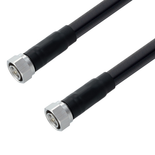 Picture of Low Loss 4.3-10 Male to 4.3-10 Male Cable Assembly using LMR-600 Coax, 5 FT with Times Microwave Components