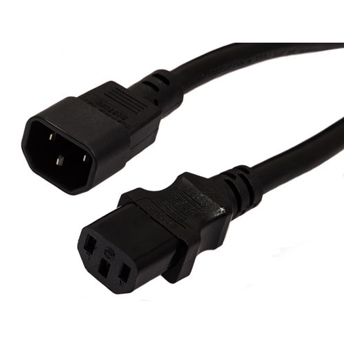 Picture of Heavy Duty CPU/PDU Power Cord C14 to C13 15 AMP 12FT