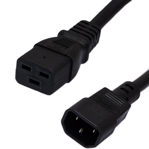 Picture of C14 to C19 Power Cord Server Cable length 3FT
