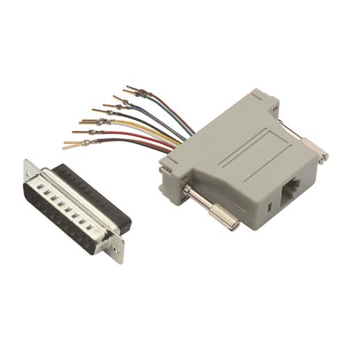 Picture of Modular Adapter, DB25 Male / 10 Pin Modular Jack