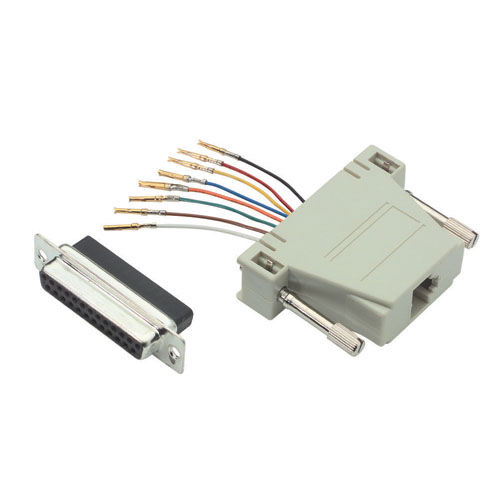 Picture of Modular Adapter, DB25 Female / RJ45 (8x8) Jack