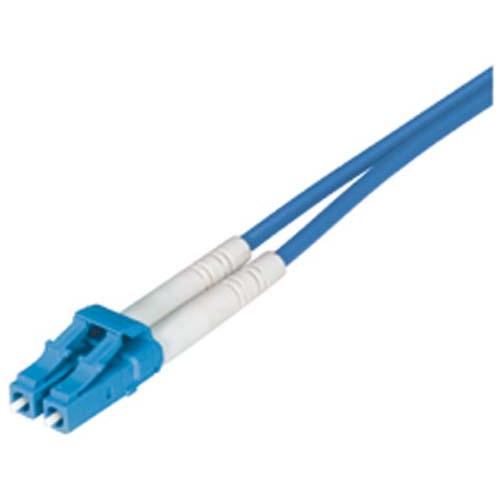 Picture of 9/125, Single Mode Fiber Cable, Dual LC / Dual LC, Blue 1.0m