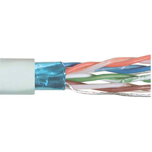 Picture of Category 5E F/UTP PVC Patch 26 AWG 4-Pair Stranded White, 1KFT