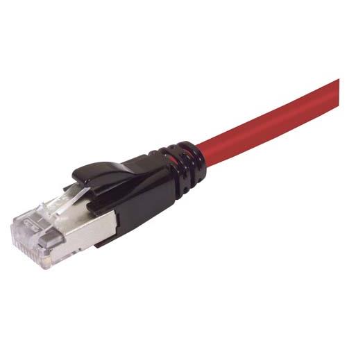 Picture of Premium Cat6a Cable, RJ45 / RJ45, Red 2.0 ft