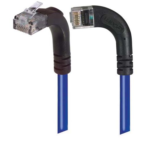 Picture of Category 5E Right Angle Patch Cable, RA Left Exit/Right Angle Up, Blue 20.0 ft