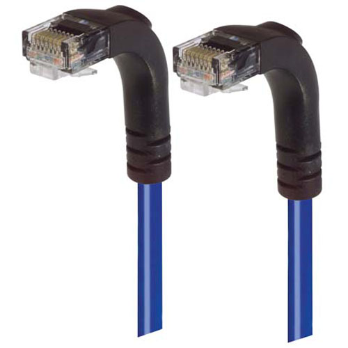 Picture of Category 5E Right Angle Patch Cable, Right Angle Down/Right Angle Down, Blue 15.0 ft