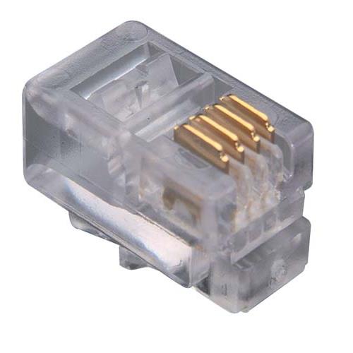 Picture of Stewart Modular Plug, Handset (4x4), Pkg/100