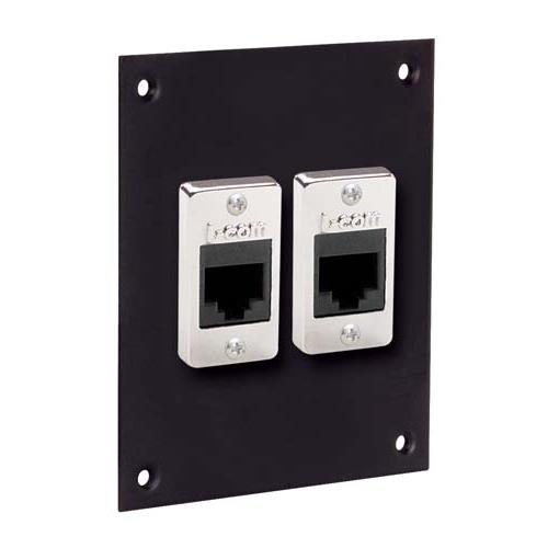 Picture of Universal Sub-Panel, 2 Category 3 Couplers, RJ45, Unshielded