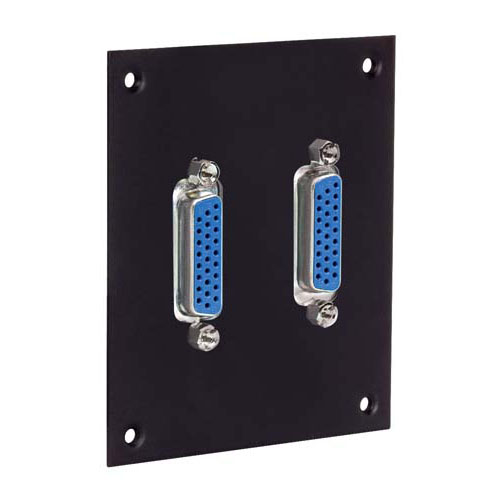 Picture of Universal Sub-Panel, 2 HD26 Feed-Thru Adapters