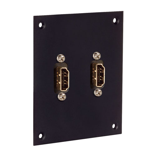 Picture of Universal Sub-Panel, Dual HDMI Couplers