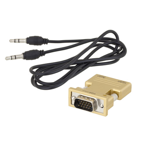 Picture of HDMI Female to VGA Male Adapter with Audio