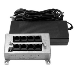 Picture of BT-CAT5-P4J Injector Kit with 56VDC @ 117.6 Watt Power Supply
