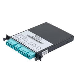 Picture of Passive Optical Tap, MMF OM4 LC Connectors, 70/30 Split, 1/2LGX Module
