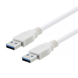 Picture of USB 3.0 Type A to A White Cable 1.5M