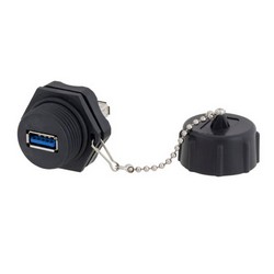 Picture of Harsh Environment USB 3.0 Type A/F to A/F Coupler