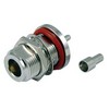 Picture of Type N Female Crimp Bulkhead for 100-Series Cable