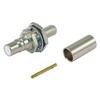 Picture of QMA Jack Bulkhead Crimp for RG58, 195-Series Cable