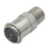 Picture of Coaxial Adapter, F Male Push-on / F Female