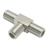 Picture of Coaxial 75 Ohm T Adapter, F Female / Female / Female