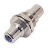 Picture of Coaxial Adapter, RCA Bulkhead Female / Female, 0.5" D-Hole, Blue