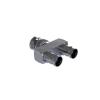 Picture of Coaxial 50 Ohm Y Adapter, BNC Female / Male / Female