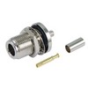Picture of Type N Female Crimp Bulkhead for RG55/141/142/223 Cable