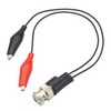 Picture of Test Cable, BNC Male / 6" Leads with Alligator Clip