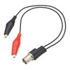 Picture of Test Cable, BNC Female / 6" Leads with Alligator Clip