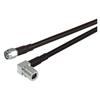 Picture of QMA Right Angle Plug to SMA Male, Pigtail 4 ft 195-Series